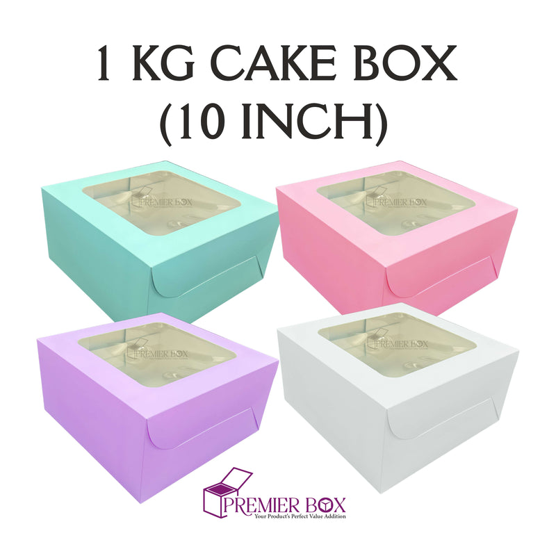 1 kg Window Cake box (10 in)