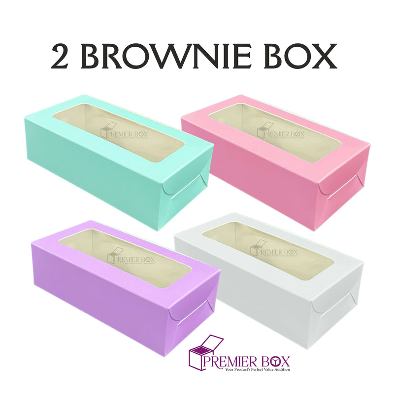 2 Brownie box with window