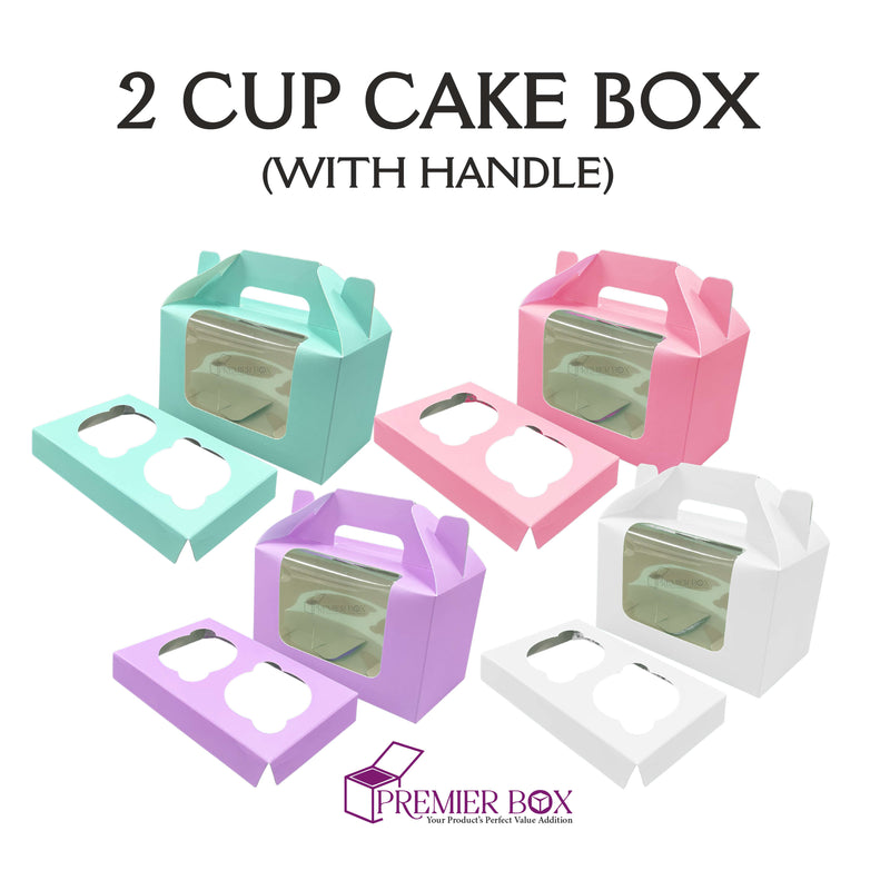 2 Cupcake Window box with handle