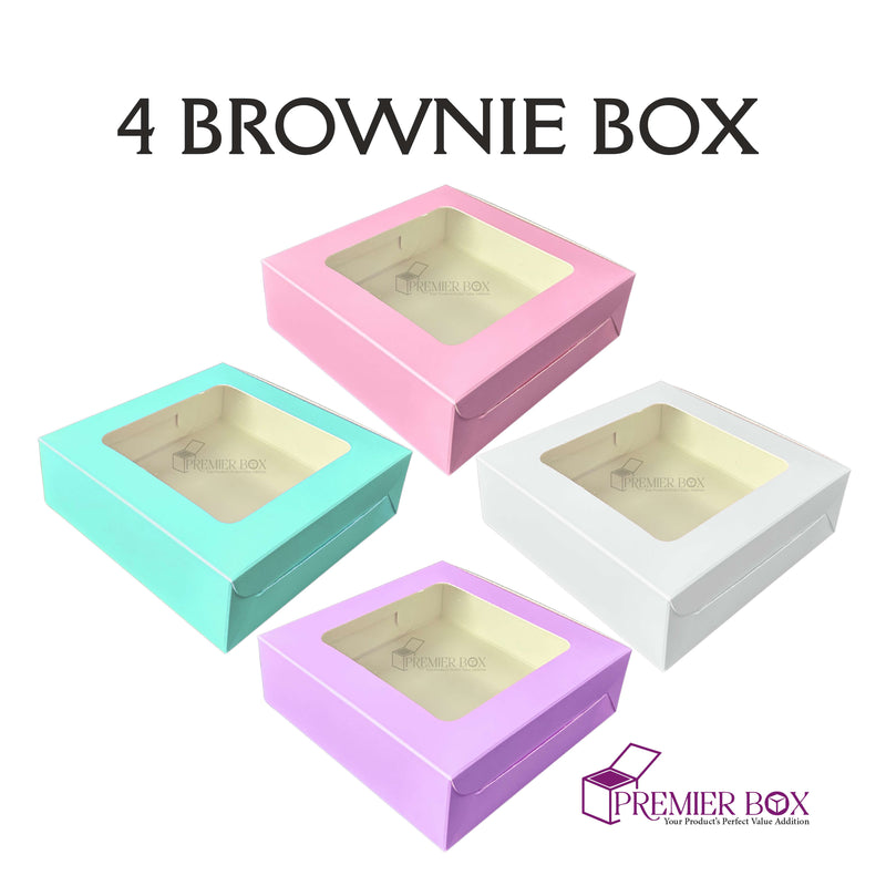 4 Brownie box with window