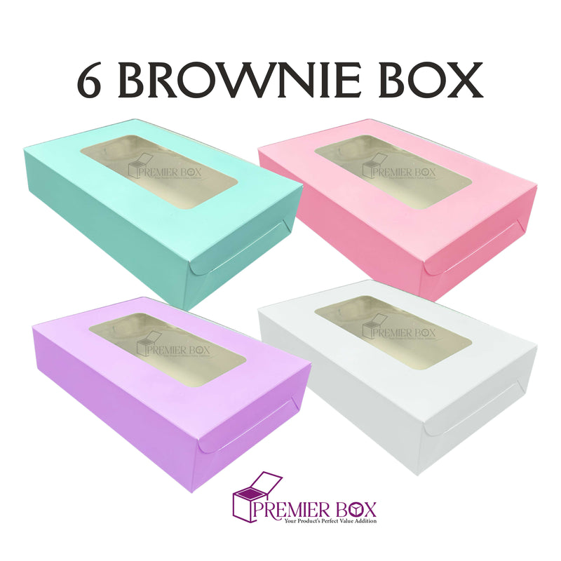 6 Brownie box with window