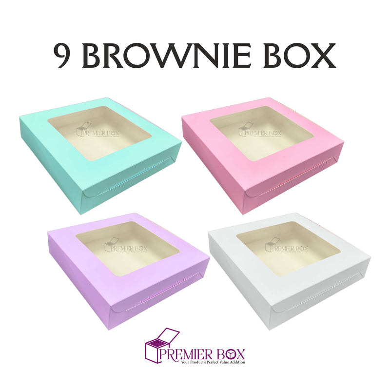 9 Brownie box with window