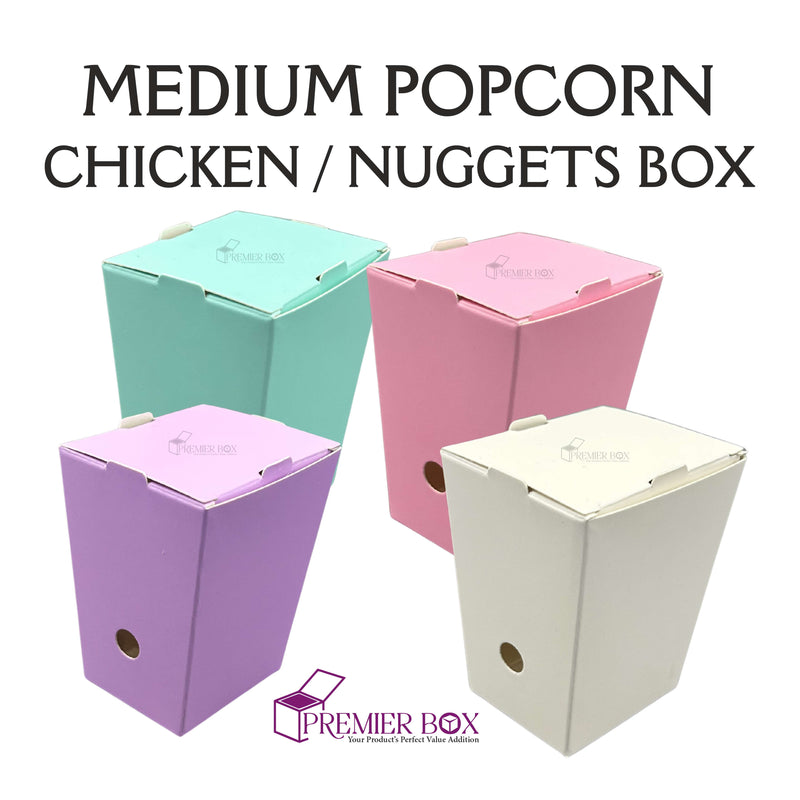 Medium Popcorn Chicken/Nuggets box